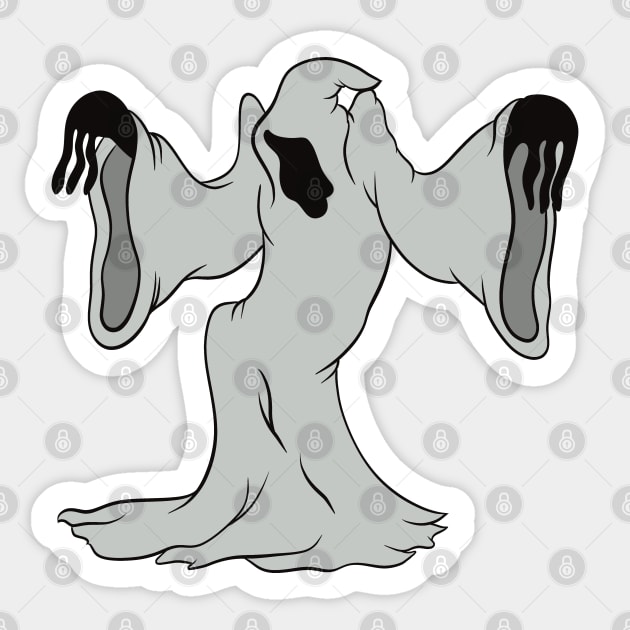 Dancing Grim Reaper Sticker by liquidsouldes